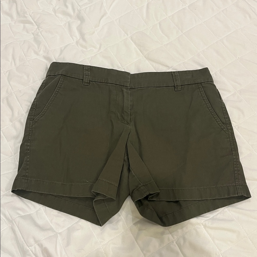 J. Crew Khaki Green Shorts